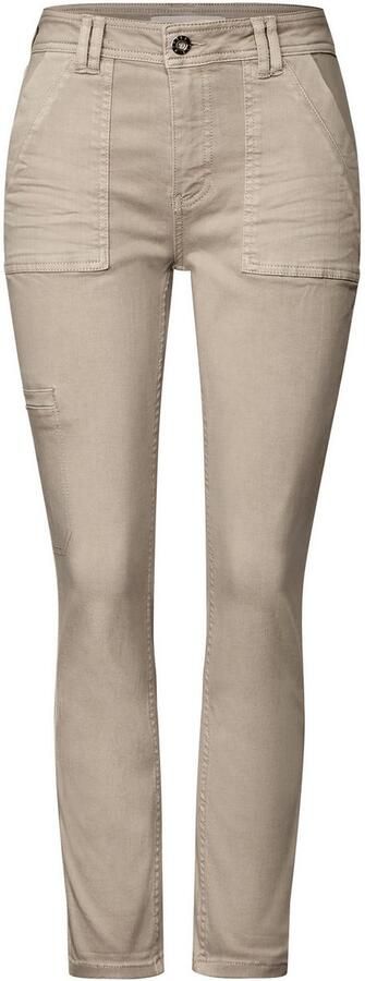 STREET ONE Cargo jeans met stretch - Foto 7