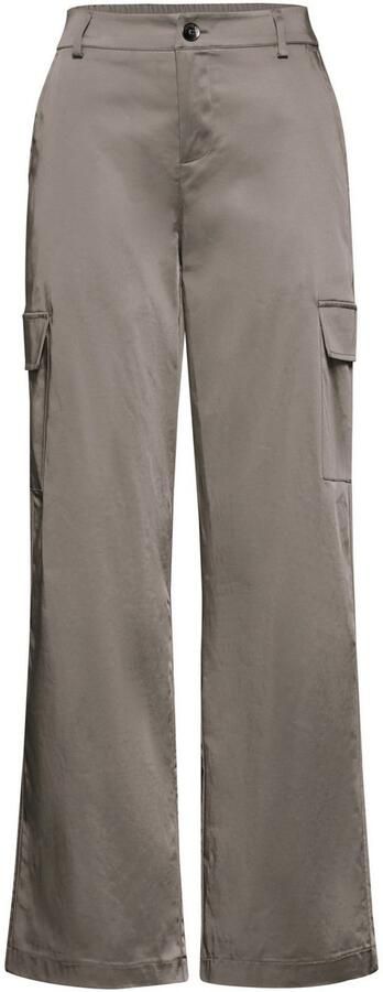 STREET ONE Cargobroek in een glanzende look - Foto 5