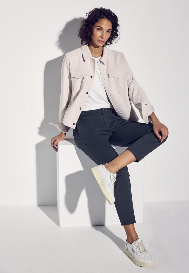 Street One Broek QR Chino peach Twill Co Ea 378680 - Foto 4