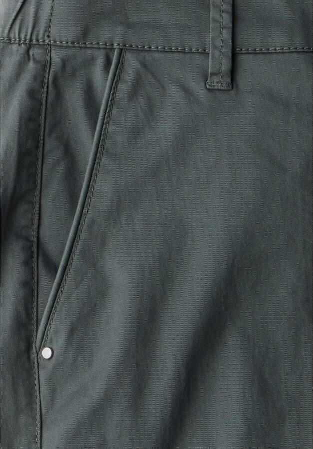 STREET ONE Chino met elastische tailleband achter