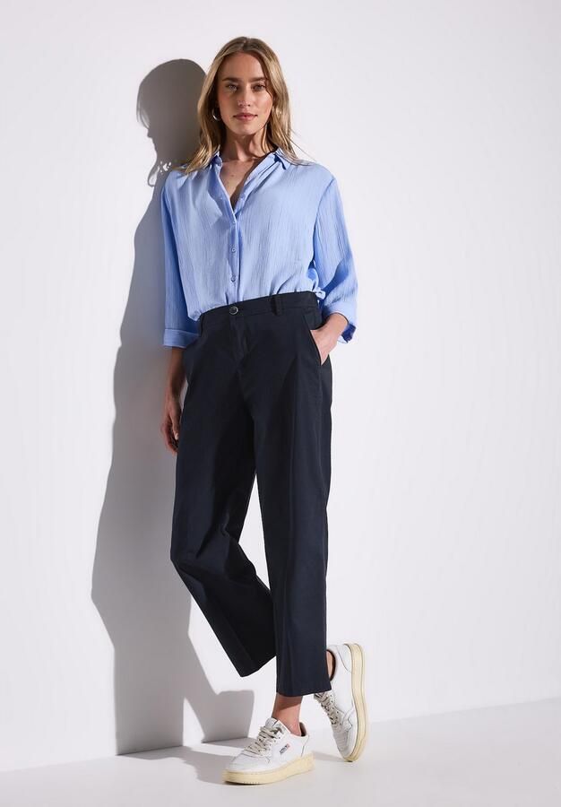 STREET ONE Chino met rechte pijpen - Foto 5