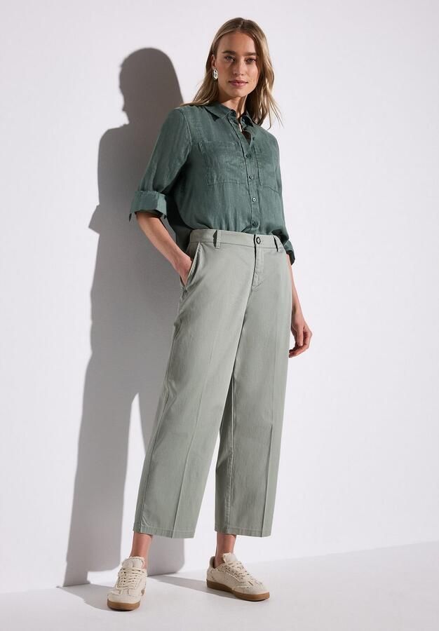 STREET ONE Chino met rechte pijpen - Foto 4