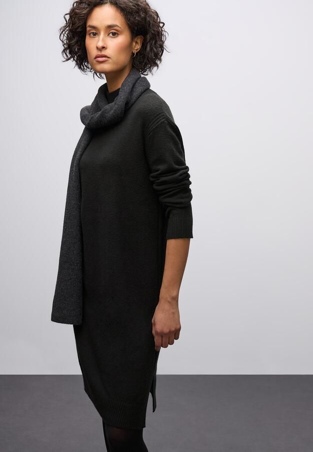 STREET ONE Gebreide jurk met ribboorden - Foto 4