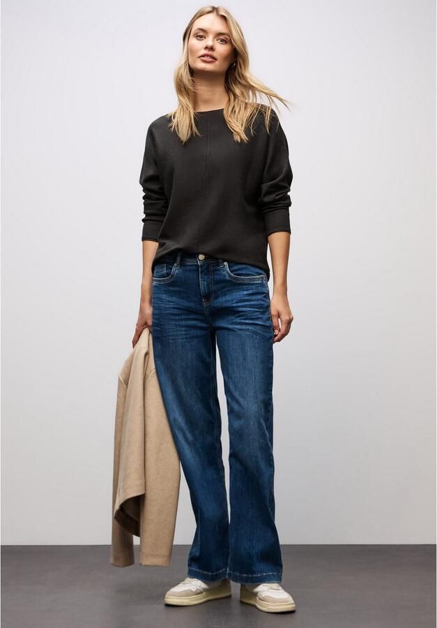 STREET ONE Gebreide trui Dol met boothals - Foto 2