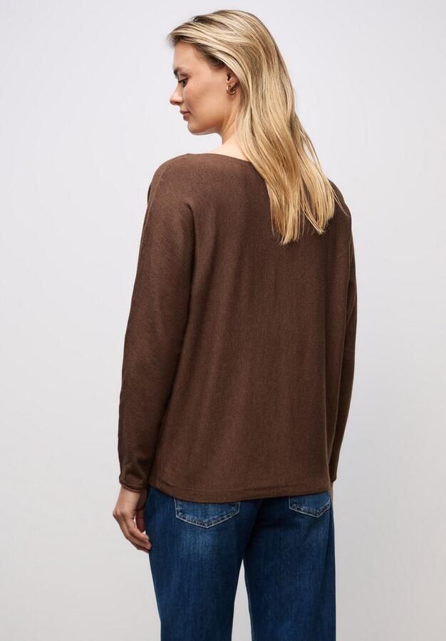 STREET ONE Gebreide trui Dol met boothals - Foto 5