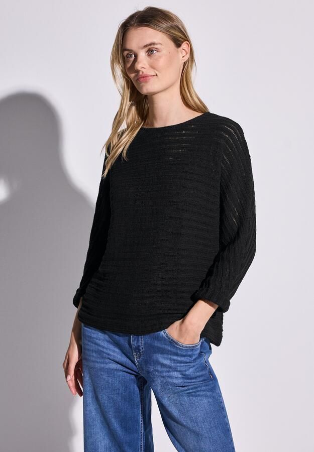 STREET ONE Gebreide trui met boothals - Foto 7