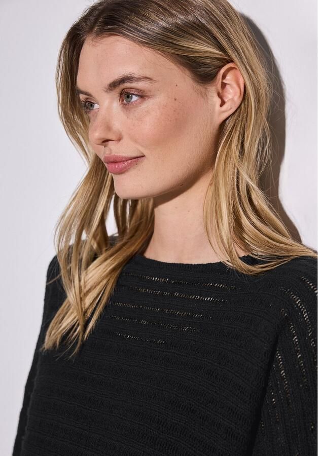 STREET ONE Gebreide trui met boothals - Foto 3