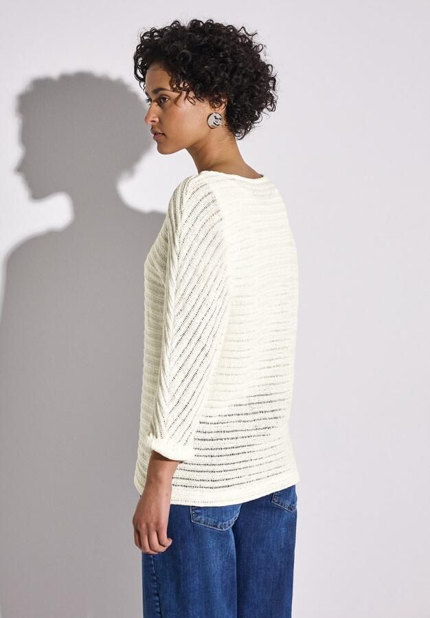 STREET ONE Gebreide trui met boothals - Foto 6