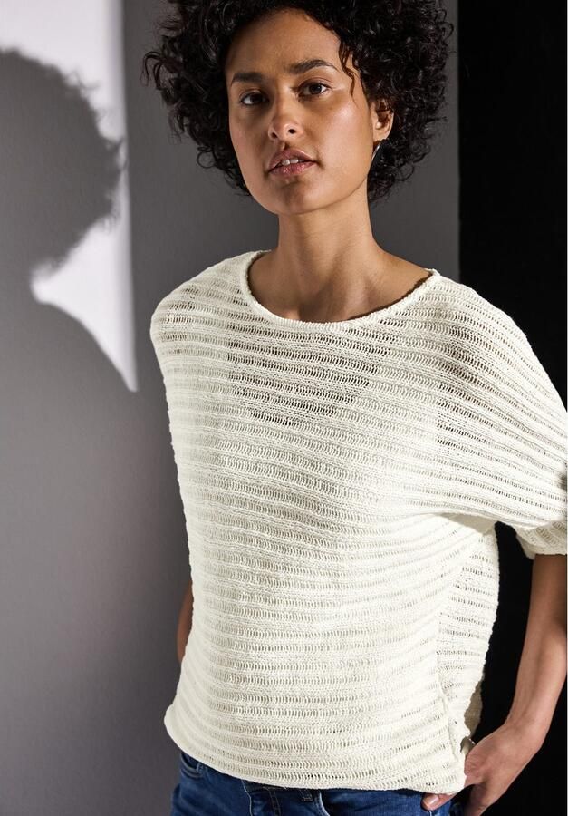 STREET ONE Gebreide trui met boothals - Foto 3