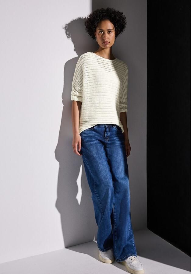 STREET ONE Gebreide trui met boothals - Foto 5