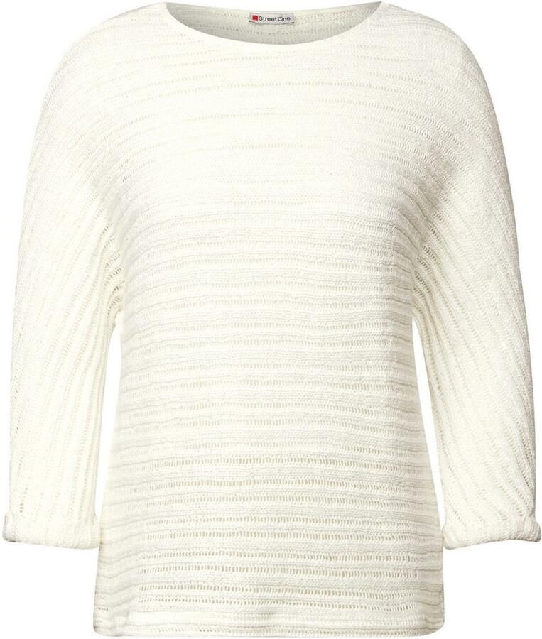 STREET ONE Gebreide trui met boothals