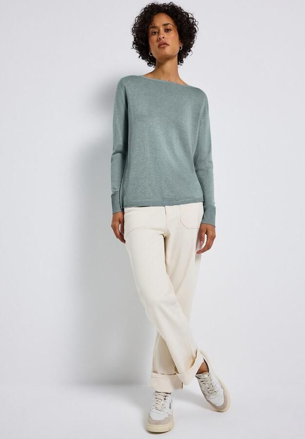 STREET ONE Gebreide trui met boothals - Foto 2