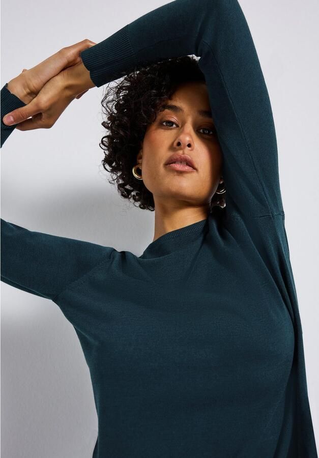 STREET ONE Gebreide trui met boothals - Foto 2