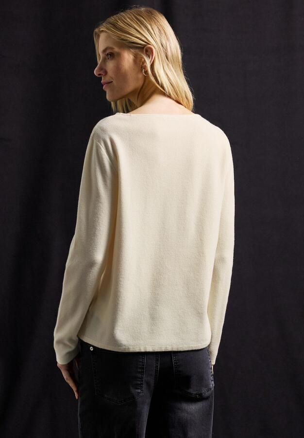 STREET ONE Gebreide trui met boothals - Foto 4