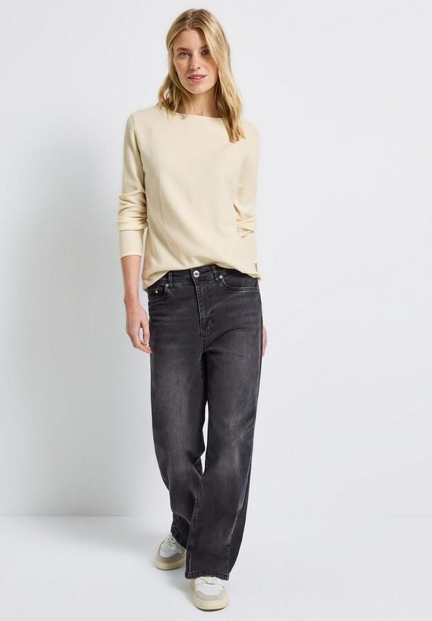 STREET ONE Gebreide trui met boothals - Foto 5