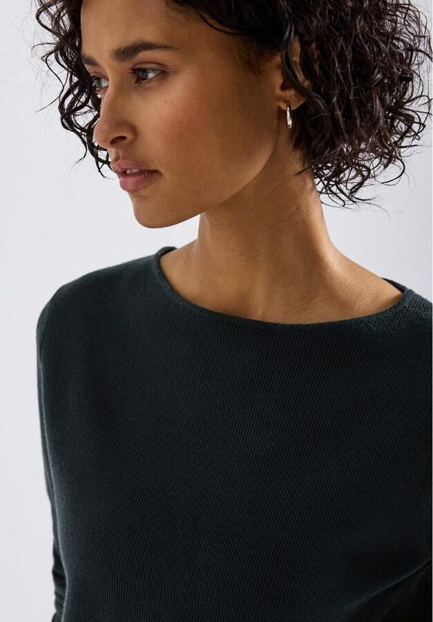 STREET ONE Gebreide trui met boothals - Foto 2