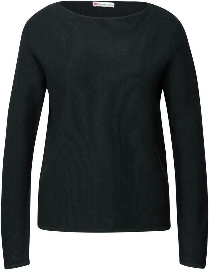 STREET ONE Gebreide trui met boothals