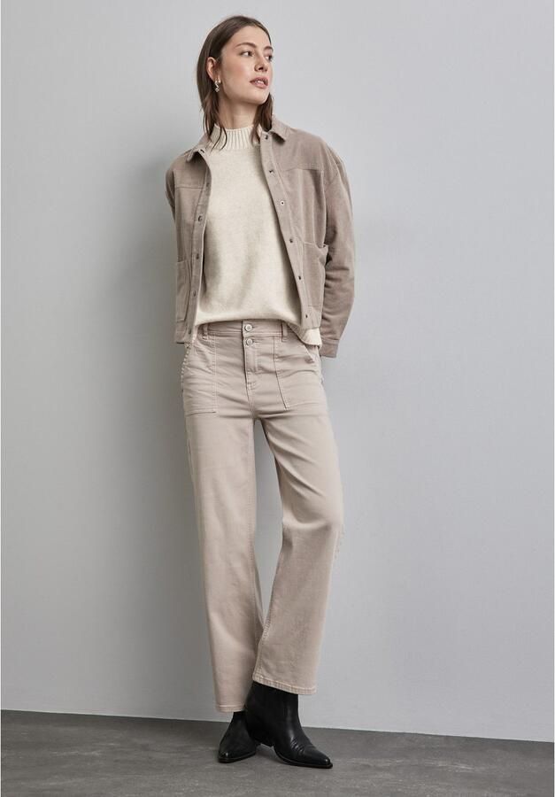 STREET ONE Gebreide trui met ribboorden - Foto 4