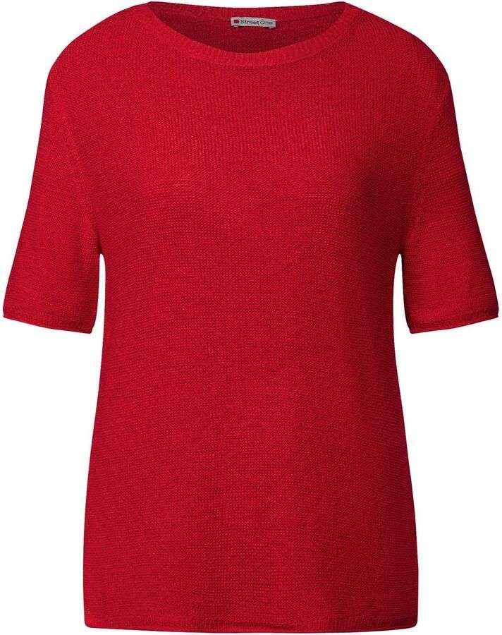 STREET ONE Gebreide trui met splitjes opzij