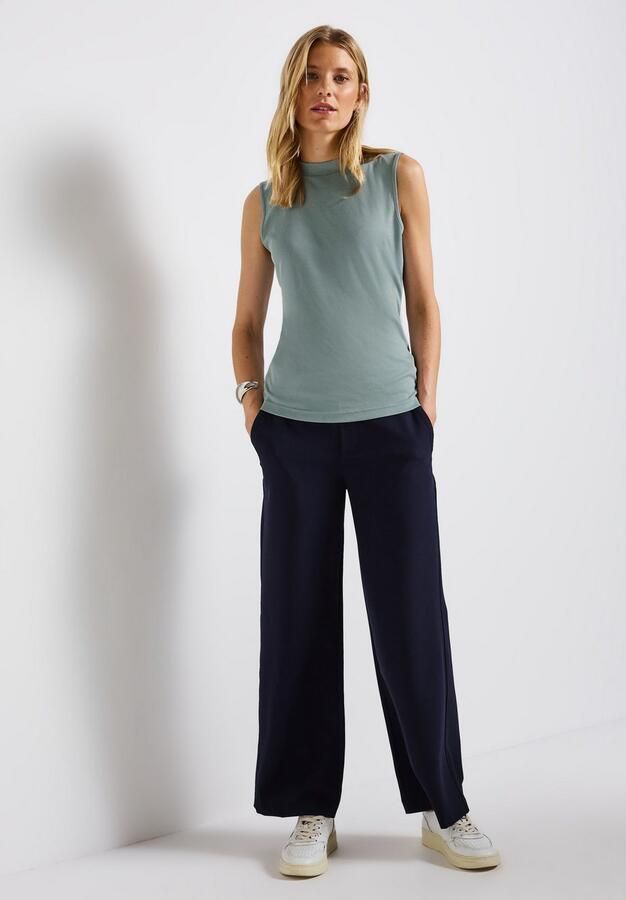 STREET ONE Geribde tanktop met ribstructuur - Foto 2