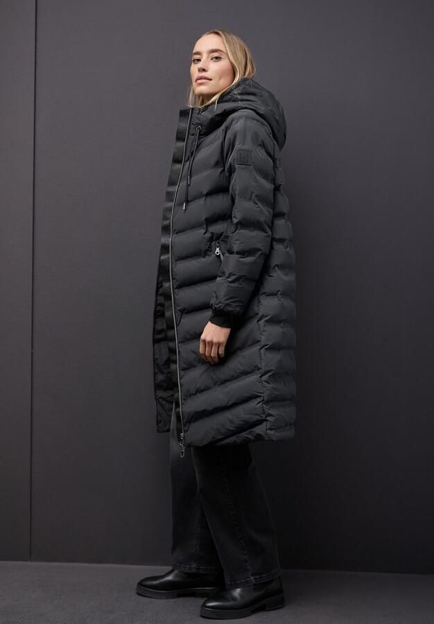 STREET ONE Gewatteerde jas Damesjas met capuchon en gelijmde naden - Foto 4