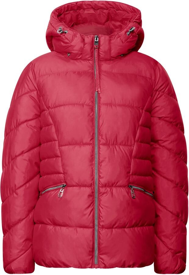 STREET ONE Gewatteerde jas met een capuchon - Foto 2