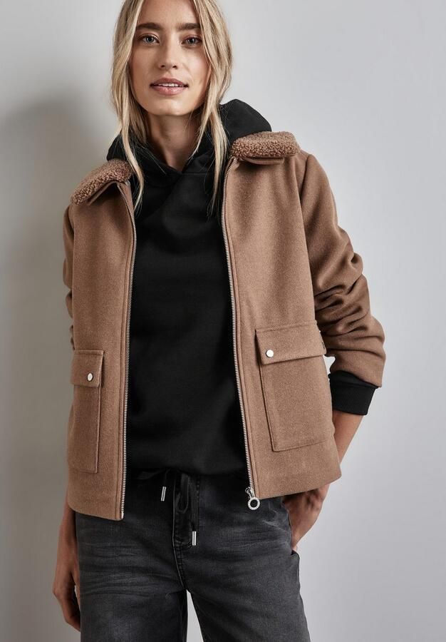 STREET ONE Hoodie met een rijgkoord bij de zoom - Foto 4