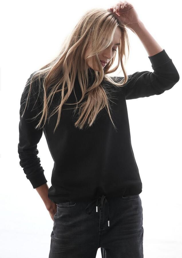 STREET ONE Hoodie met een rijgkoord bij de zoom