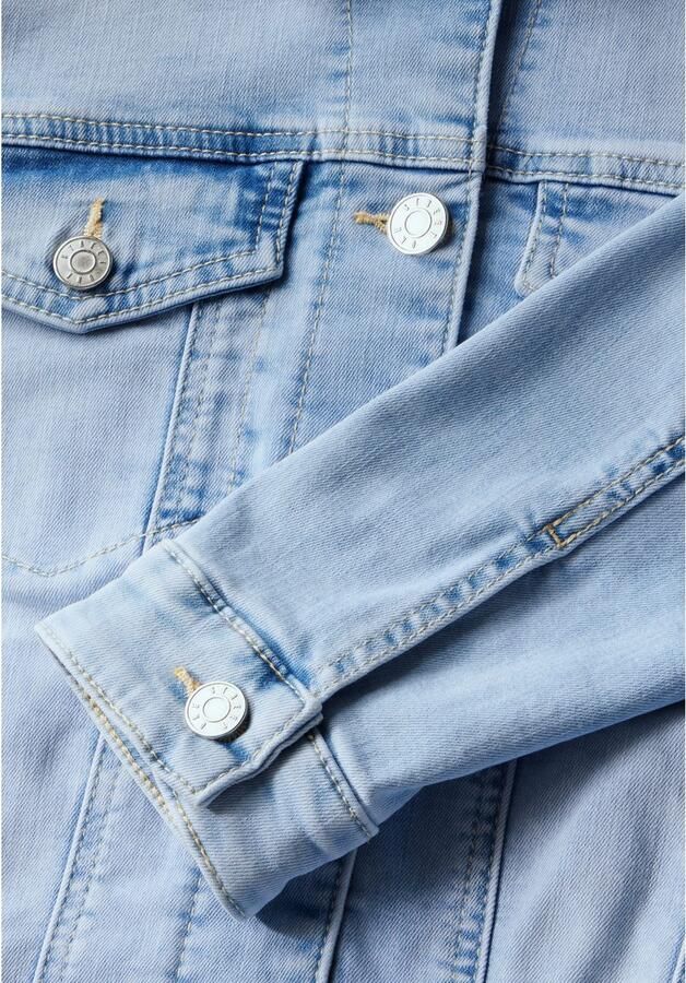 STREET ONE Jeansjack in bleached-look en met knoopsluiting - Foto 3