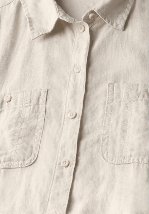 STREET ONE Jurk met overhemdkraag Zomerjurk met knoopsluiting