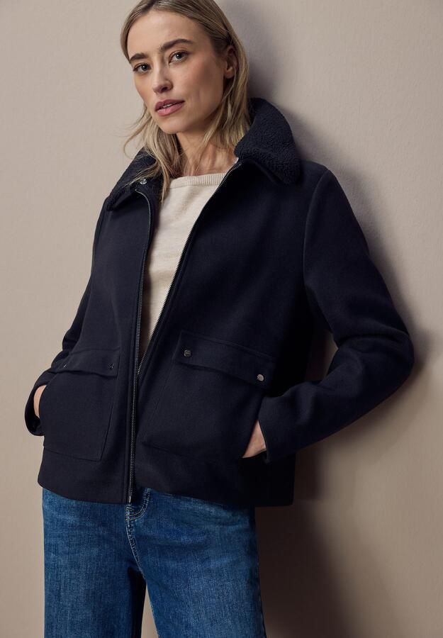 STREET ONE Kort jack Afneembare kraagversiering - Foto 3