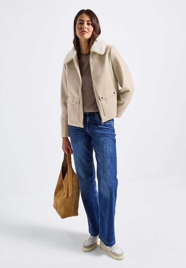 STREET ONE Kort jack Afneembare kraagversiering - Foto 5