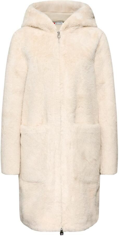 STREET ONE Lange jas van imitatiebont Nepbont met capuchon - Foto 6