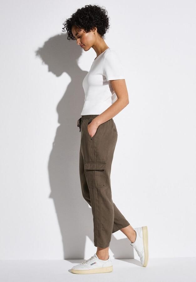 STREET ONE Linnen broek Style Bonny Zomerbroek in cargo-look - Foto 5