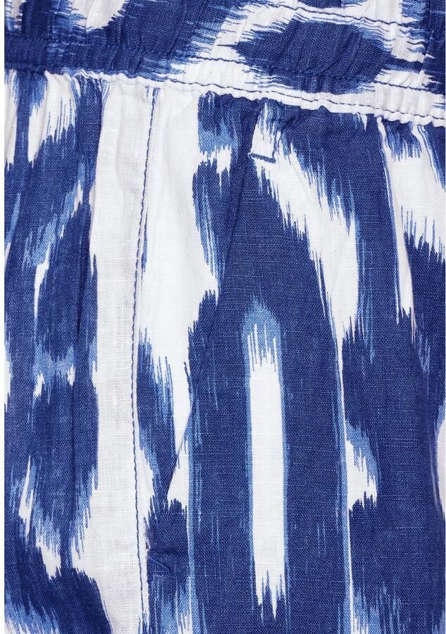 STREET ONE Linnen broek Zomerbroek met all-over print
