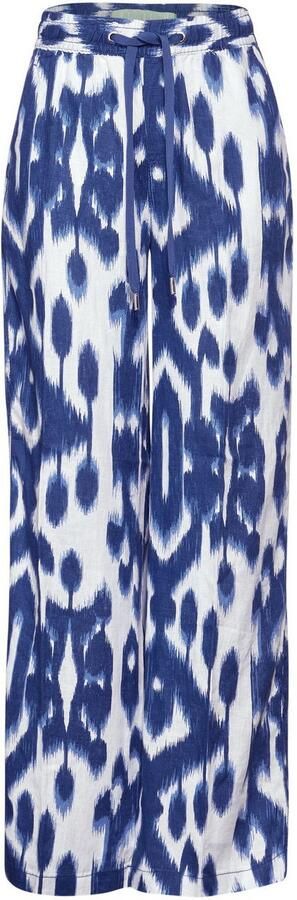 STREET ONE Linnen broek Zomerbroek met all-over print - Foto 5