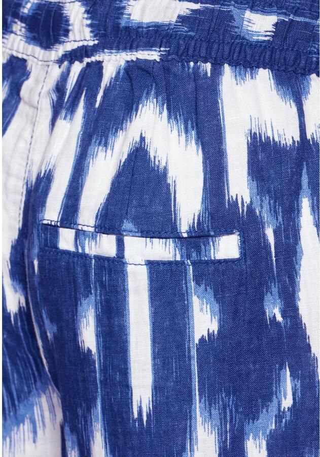 STREET ONE Linnen broek Zomerbroek met all-over print - Foto 3