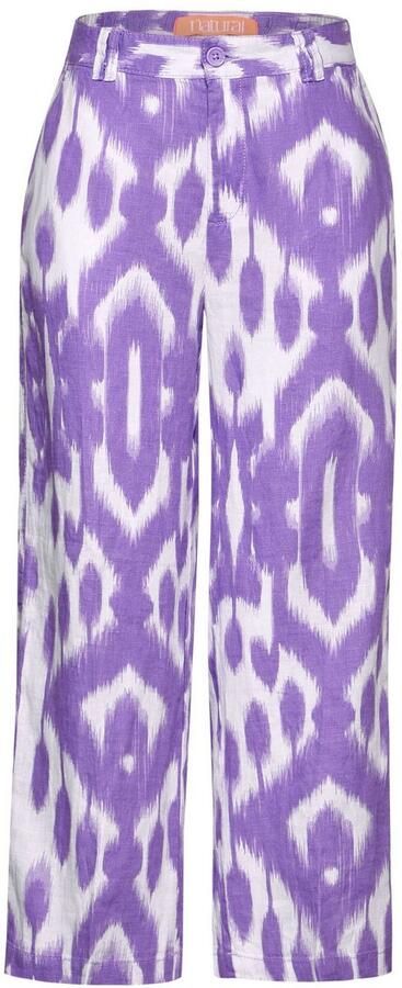 STREET ONE Linnen broek Zomerbroek met ikat-motief - Foto 5