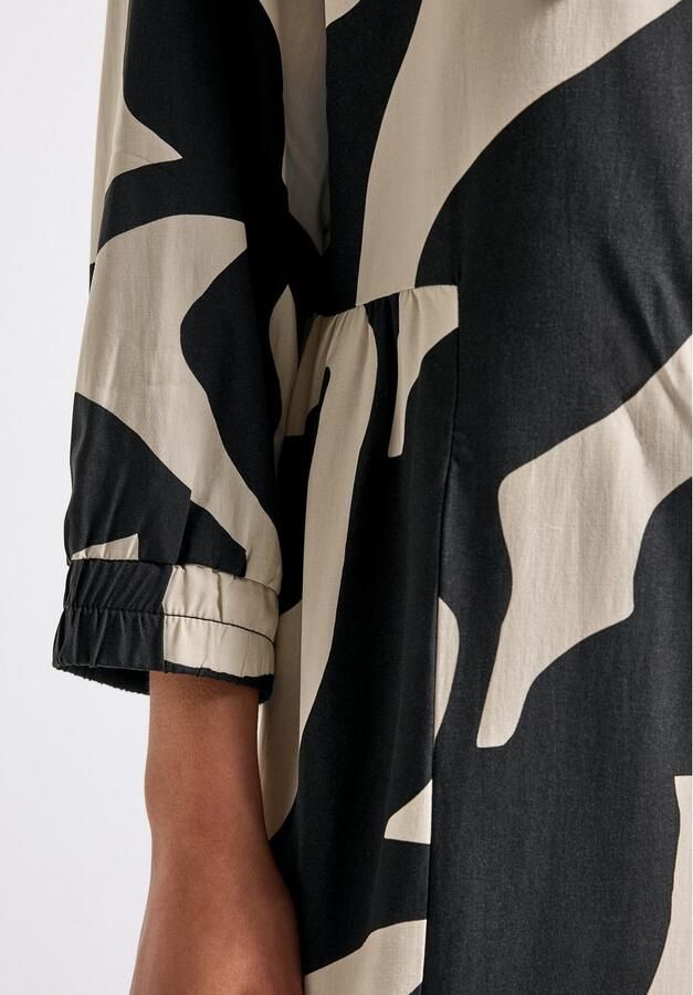 STREET ONE Midi-jurk met grafisch patroon en 3 4-mouwen - Foto 4