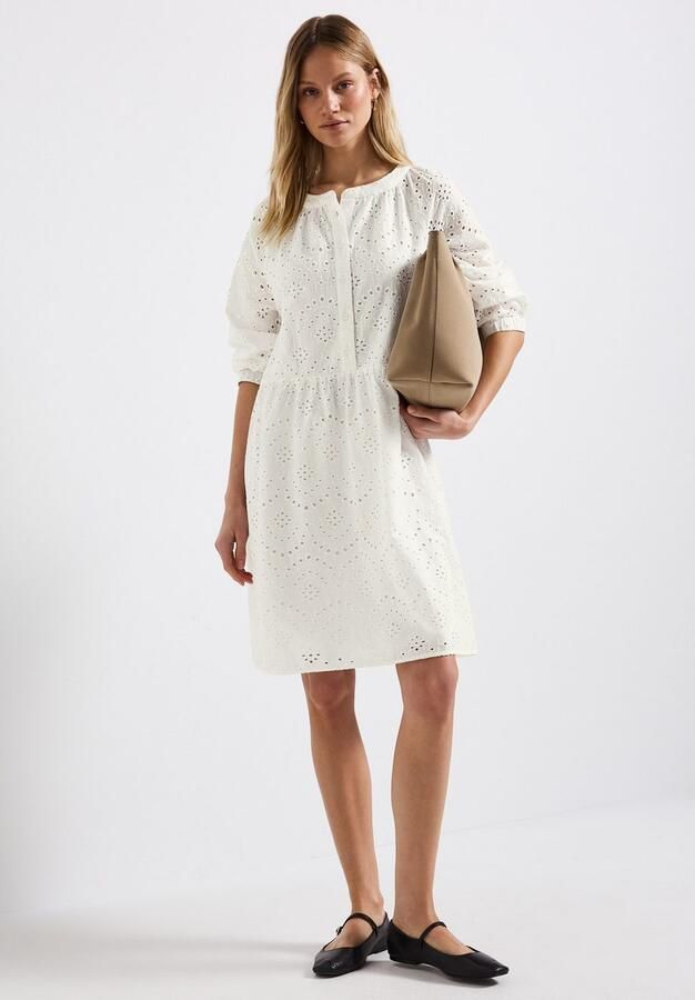 STREET ONE Midi-jurk met haakborduursel - Foto 3