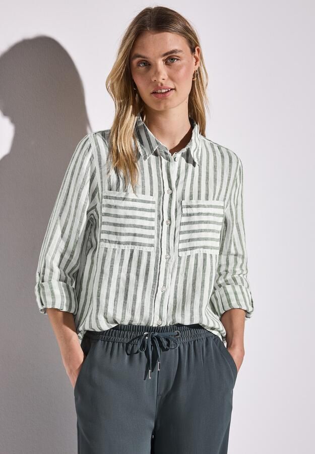Street One Overhemd Striped shirtcollar 345406 - Foto 6