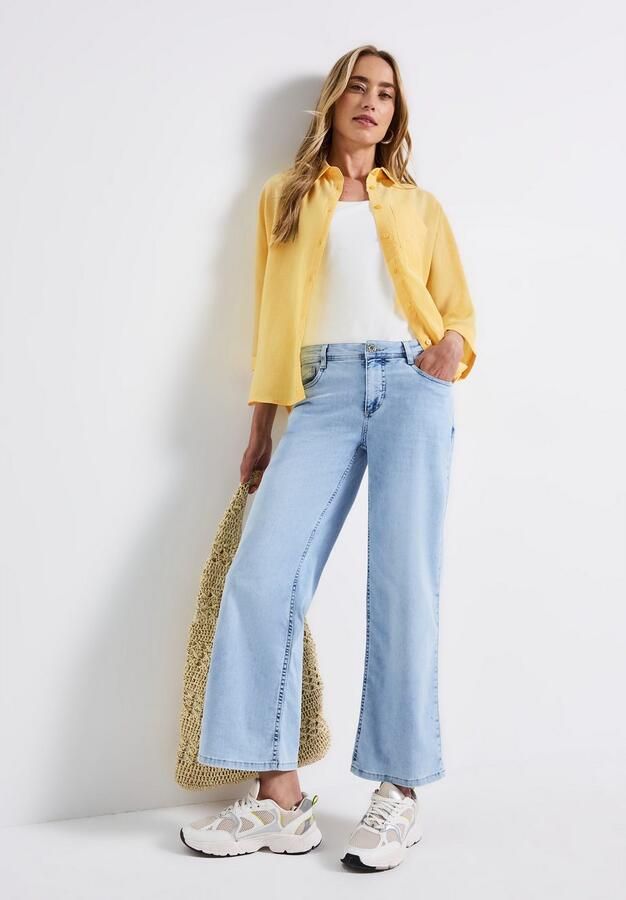 STREET ONE Overhemdblouse met borstzak - Foto 4