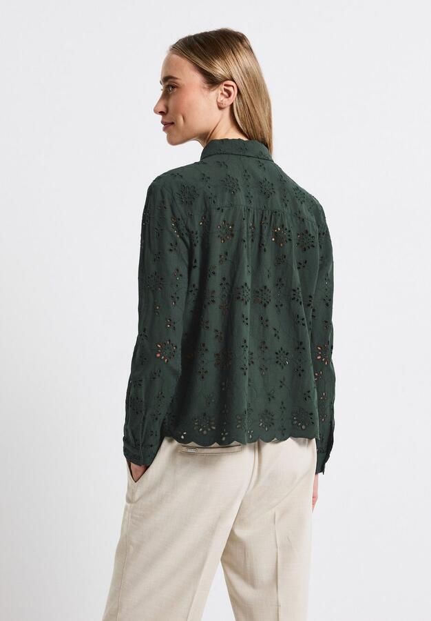 STREET ONE Overhemdblouse met broderie anglaise - Foto 2