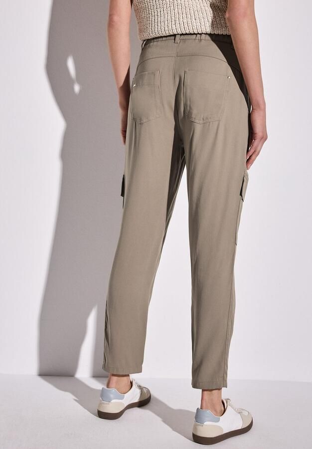 STREET ONE Paperbag-broek in cargo-look - Foto 4