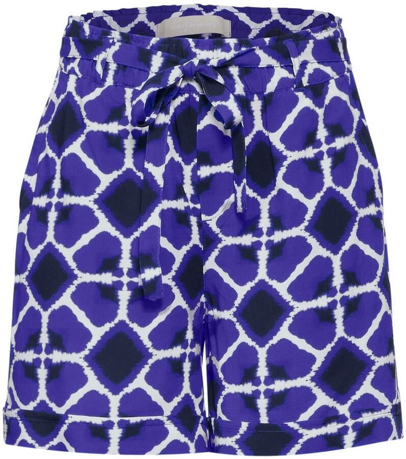 STREET ONE Paperbag-broek Zomerbroek met print