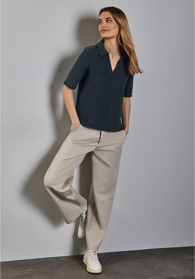 STREET ONE Poloshirt met structuur - Foto 3