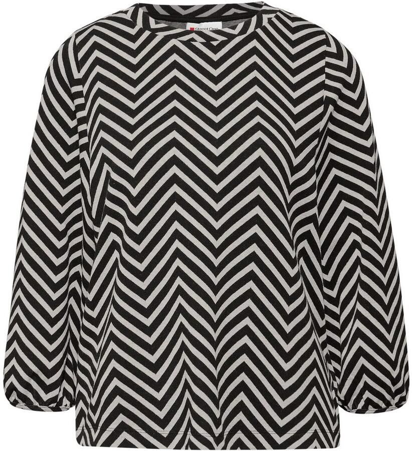 STREET ONE Shirt met 3 4 mouwen