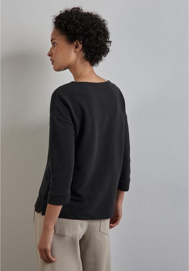 STREET ONE Shirt met 3 4 mouwen in structuuroptica - Foto 2