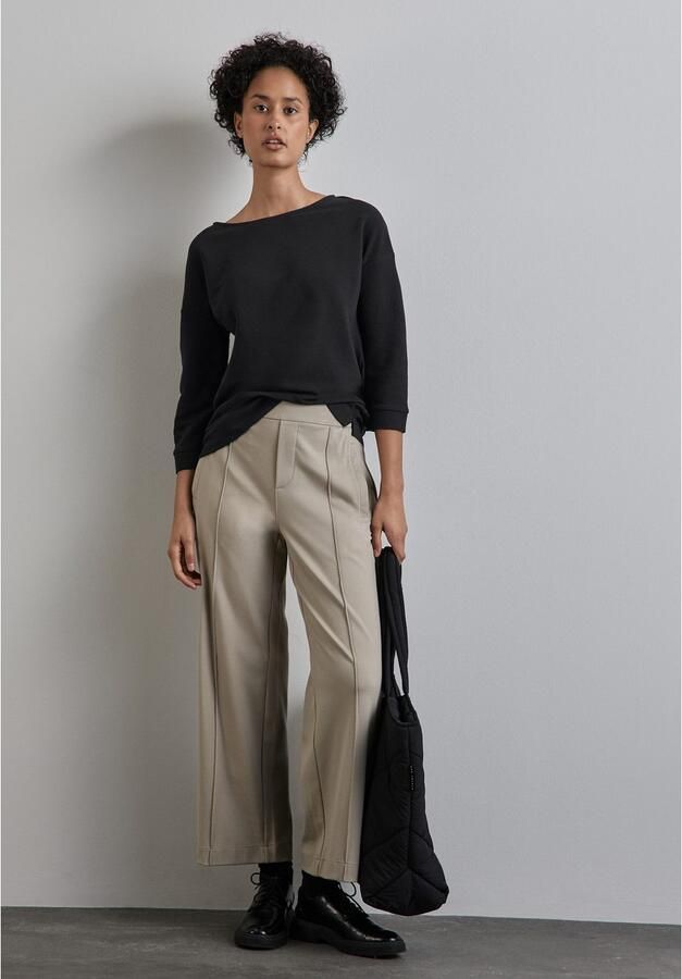 STREET ONE Shirt met 3 4 mouwen in structuuroptica - Foto 3