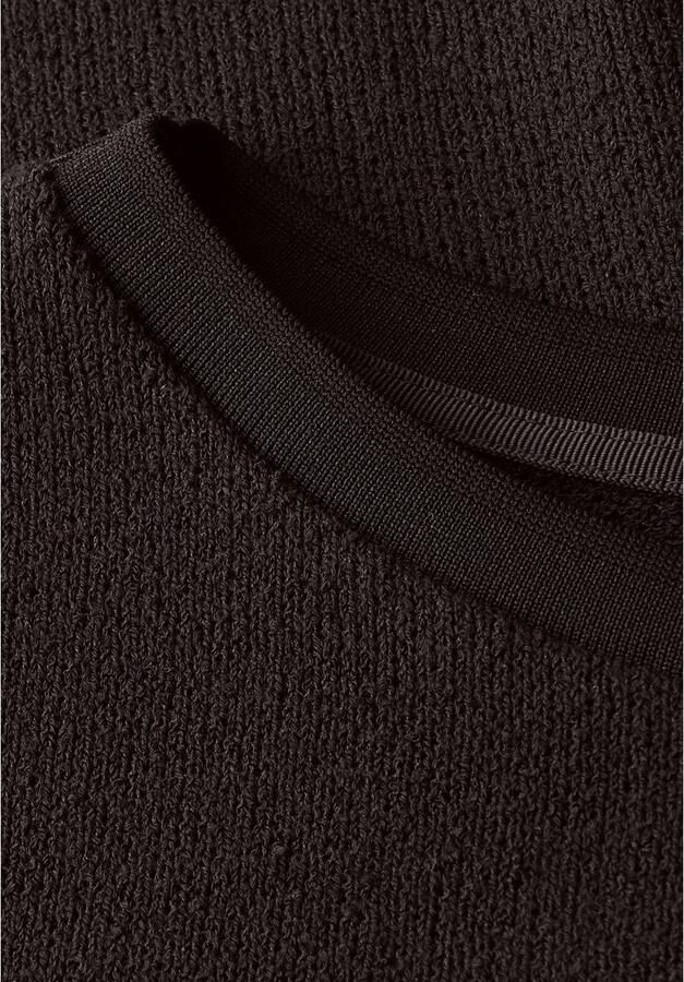 STREET ONE Shirt met 3 4 mouwen in tricot-look kwaliteit - Foto 2